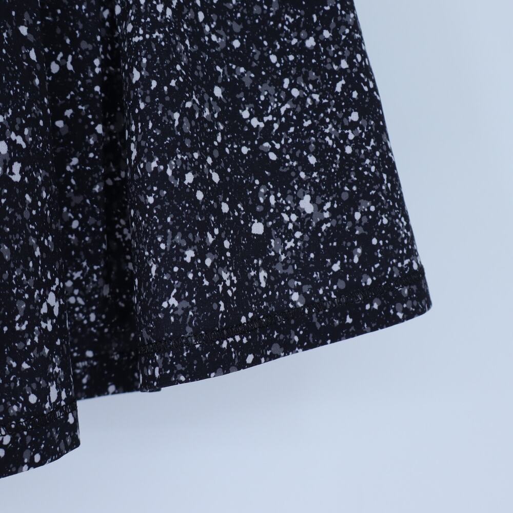Lululemon Splatter White Circuit Breaker Skort Black Activewear Skirt Women's 4 - Picture 8 of 9